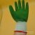 Manufacturer direct selling hand protection anti - wear anti-skid 13 needle green rib nylon
