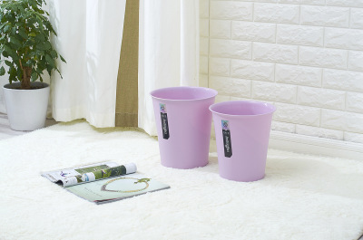The new shelves simple fashion size trash cans plastic indoor health barrels storage barrels Suya