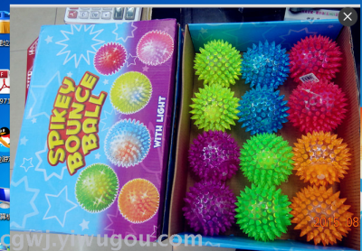 7.5 cm TPR massage balls, plush balls, crystal ball