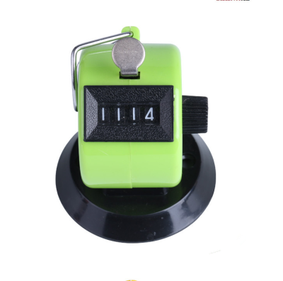 Hand with a base counter mechanical plastic housing counter