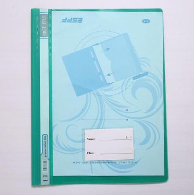 Simple solid color report folder Simple folder information