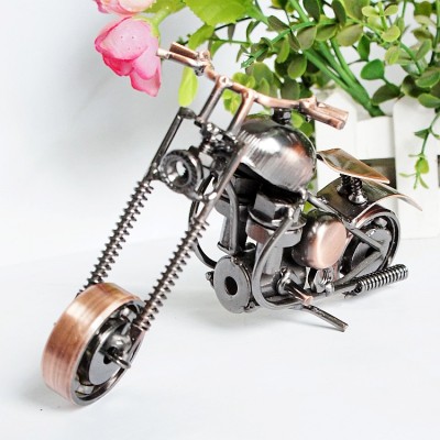 Creative home furnishings iron crafts motorcycle models decorative ornaments variety of optional