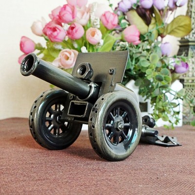 Metal personality ornaments iron artillery model decorative crafts cannon mode  home furnishings