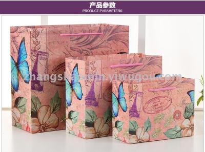 Korean version gift bag handbag paper bag shopping bag custom wedding birthday return gift bag festival gift bag