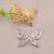 Diy Retro Ornament Metal Accessories 38*26 Butterfly Metal Laminate Factory Direct Sales