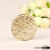 Jewelry Accessories Materials Gold Plated Hollow Diamond Pendant Metal Pendant