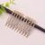 Factory Direct Sales 27 * 39mm Iron Small Five-Tooth Hair Comb with Hole Diy Hair Plug Material Wholesale