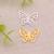 Diy Ornament Accessories Hairpin Pendant 20mm Hollow Small Butterfly Metal Sheet Wholesale