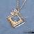 Diy Ornament Metal Accessories Necklace Pendant with Diamond
