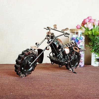 Creative vintage Metal Crafts Decoration Iron Large Motorcycle Model Decoration Decoration