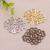 Ornament Accessories Costume Headdress Iron Sheet Flower 30 * 37mm Hollow Metal Laminate Hairpin Material