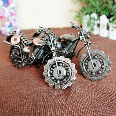 Creative metal crafts Decoration middle chain motorcycle model decorative ornaments