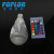 10W / Blister packaging /RGBW colorful LED bulb  / intelligent lamp /  remote control bulb / aluminum