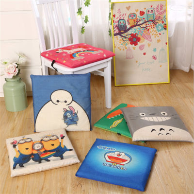 New memory cotton slow recovery cushion office cartoon pillow matching cushion jacket can be disassembled and washed