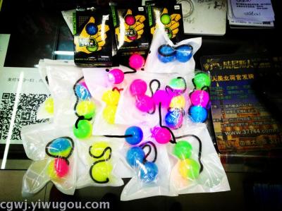Finger gyro flashing toys latest glowing toys massage ball yo yo ball