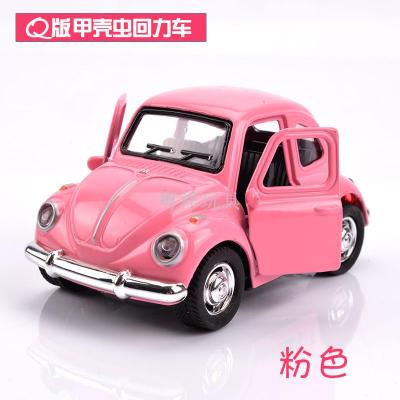 Alloy acoustooptic recovery car model mini toy children toy car Q series