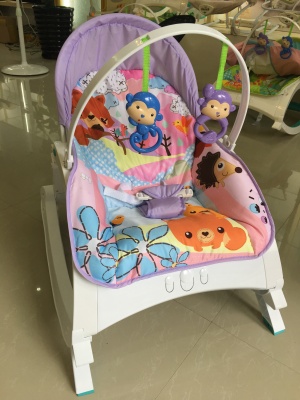 Baby cartoon rocking chair with music vibration