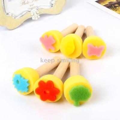 Sponge seal mushroom seal stick seal a variety of art seal factory wholesale painting supplies