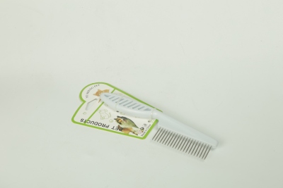 Flea comb for pet, a small exfoliator, stainless steel comb with long needle rack