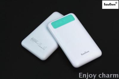 Dual USB Fast Charge Mobile Power Polymer with Rechargeable Charger