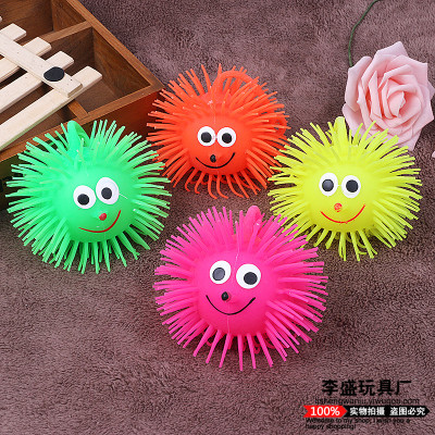 Creative light-emitting wool ball, light-emitting hedgehog, ball, ball, pet ball, toy, toy, toy, etc.