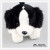 Shy series black and white spotted puppy plush toy gift