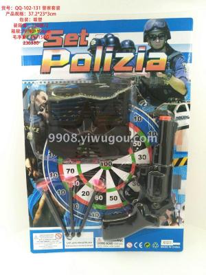 The new hot - selling toys attract the police set toys.