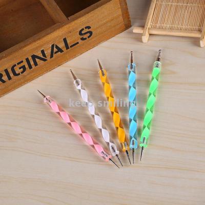 Acrylic indentation pen indentation double head plastic hand indentation pen manufacturers wholesale supply