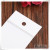 White foil stamping small size accessories packaging bags OPP bags plastic bags