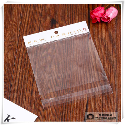 Gold stamping bag OPP self-adhesive plastic bag packaging bag packaging bag