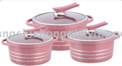 Coral soup pot set