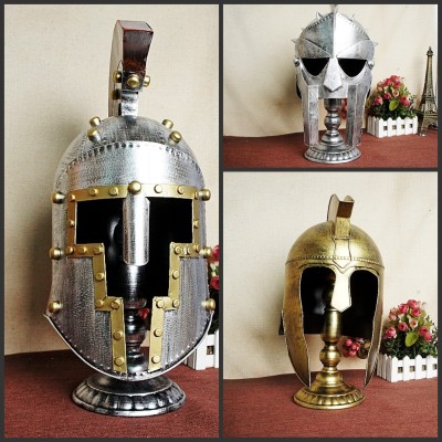 European style ancient Roman warrior helmet ornaments crafts Decoration