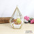 Geometric glass greenhouse micro-landscape succulent plants eternal flower cover creative accessories craft flowerpots