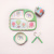 Children's eco-friendly bamboo fiber tableware cartoon