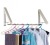 Multi - functional European - style wall hangers invisible drying racks folding hangers