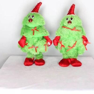 Christmas gifts electric singing and dancing Christmas tree personality twisted tree creative bursts of rotation