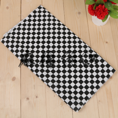 Black and white striped pattern cotton linen clothing clothing curtain cloth manufacturers direct sales