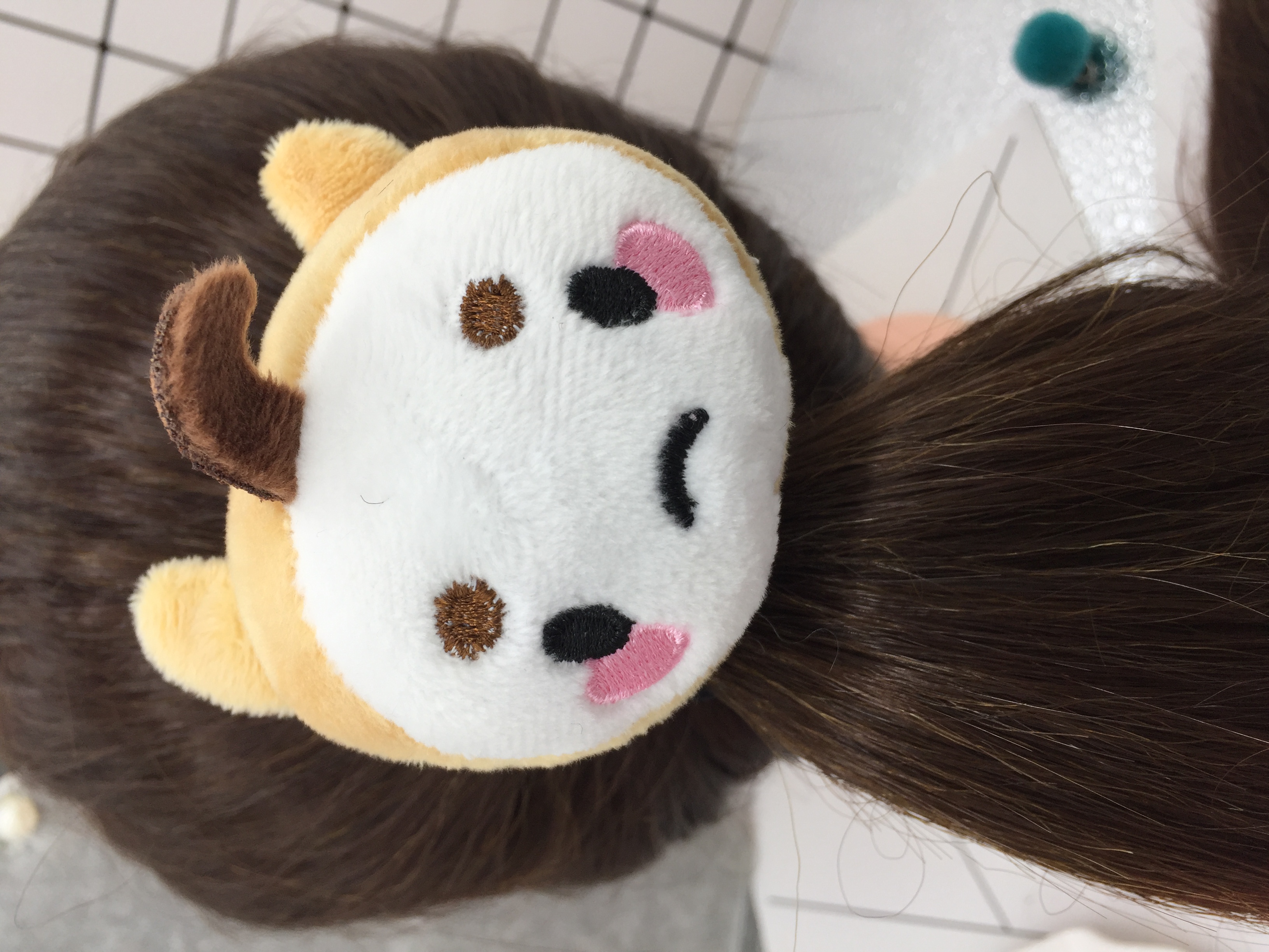 爆款皮卡丘杰尼龟依贝屁桃红豆荞麦妙蛙种子发箍发圈发绳