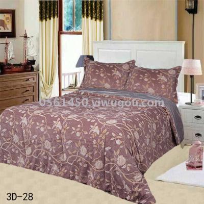 Manufacturer foreign trade wholesale new products surface 3D super soft flannel lamb quilted quilts