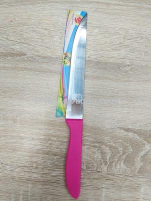 Fruit knife factory direct plastic handle fruit knife stainless steel knife kitchen supplies