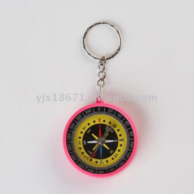 45MM color compass plastic pendant