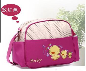 Factory direct sales 【Spot】 multi-functional fashion package to be small yellow duck diarrhea Mommy package travel bag