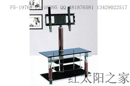 厂家直销室内简便钢化透明多层多功能液晶电视柜简约