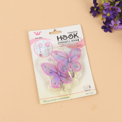 Jia wei hook strong hook wall creative butterfly hook hook.