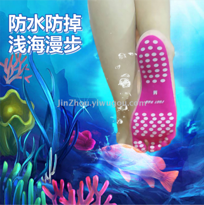 Beach insoles lazy insoles portable foot stickers sweat deodorant insole