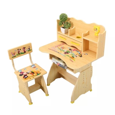 Students' multi-functional learning desk and chair can be used for home study