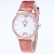 Rose gold Belt Watch waterproof strap 10 color drill Table Ladies Student Watch