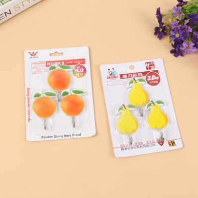 Jia wei hook strong hook fruit design wall hook iron hook.