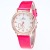 Rose gold love watch ladies waterproof strap drill Table