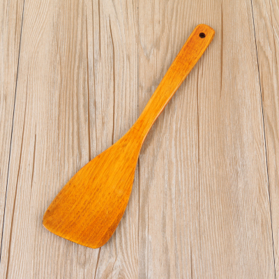 Non - stick pan wood slanting shovel special rice shovel wood long handle cooking wood shovel spatula